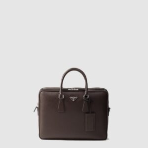 프라다 사피아노 가죽 브리프케이스 2VE022