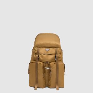 프라다 리나일론 및 가죽 백팩 2VZ019