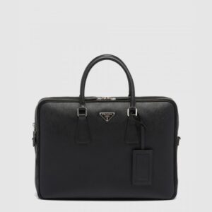 프라다 사피아노 가죽 브리프케이스 2VE022