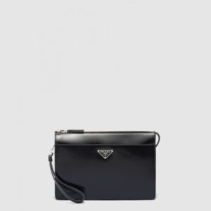 프라다 브러시드 클러치 2VF032