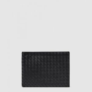 보테가베네타 인트레치아토 하프 파우치 607479