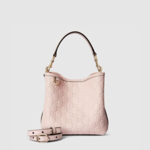 구찌 GG 엠블럼 스몰 버킷백 815118