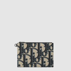 디올 맥시 오블리크 자카드 A5 파우치 2ESCA490YXL