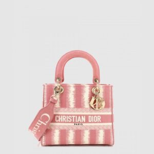 디올 레이디백 디라이트 미듐 M0565
