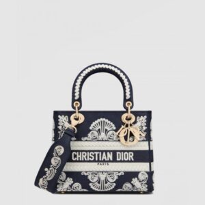 디올 레이디백 디라이트 미듐 M0565