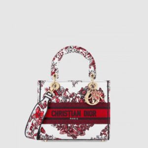 디올 레이디백 디라이트 미듐 M0565