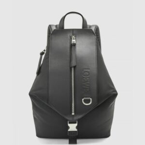 로에베 스몰 컨버터블 백팩 - 나일론 & 카프스킨