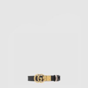 구찌 GG 마몽 리버서블 씬 벨트 659418