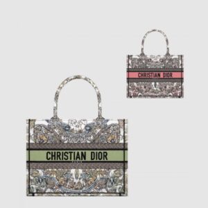 디올 북 토트백 미듐 M1296