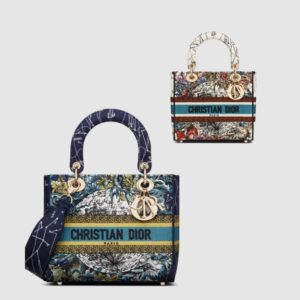 디올 레이디백 디라이트 미듐 M0565