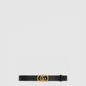 더블 G 스퀘어 버클 벨트 575587