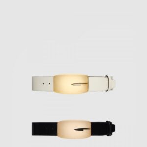 와이드 버전 매끄러운 버클 벨트 740372