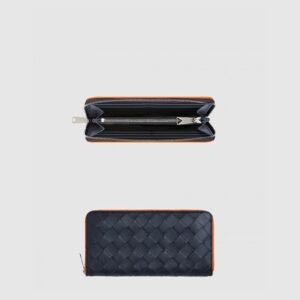 보테가베네타 인트레치아토 지퍼-어라운드 지갑 749427