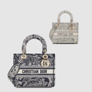 디올 레이디백 디라이트 미듐 M0565