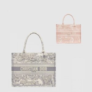 디올 북 토트백 미듐 M1296