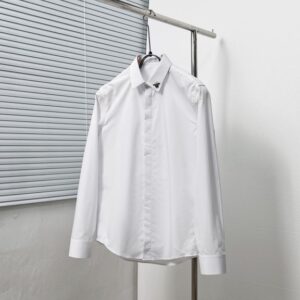 디올 클래식 메탈 비 칼라 셔츠