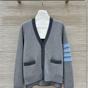 톰브라운 4바 캐시미어 울 니트 가디건