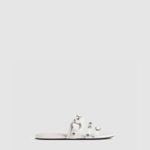 발렌시아가 시티 플랫 뮬 블랙 834692