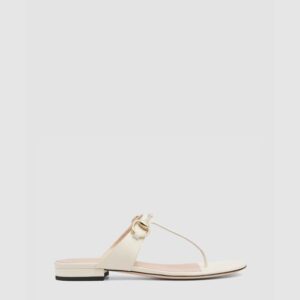 구찌 스빗 장식이 있는 여성용 끈 샌들 816590