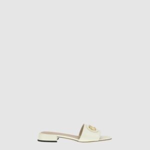 발렌티노 브이로고 시그니처 카프스킨 슬라이드 샌들 20MM 6W0S0LT0DSH