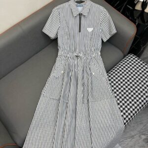 프라다 스트라이프 원피스