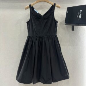 프라다 워크 서스펜더 스커트