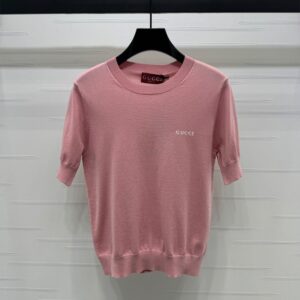 구찌 라운드넥 니트 반소매