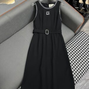 구찌 슬리브리스 드레스