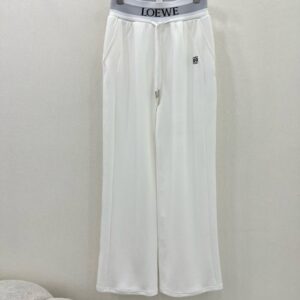 로에베 와이드 레그 캐주얼 바지