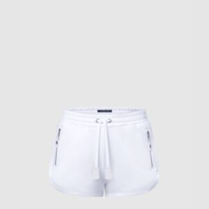 루이비통 가죽 액센트 조깅 반바지