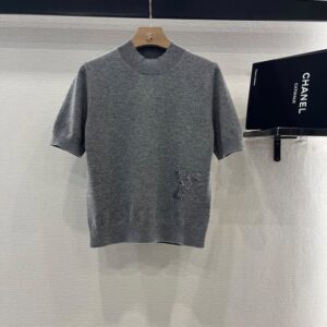 루이비통 스팽글 레터 니트 반소매