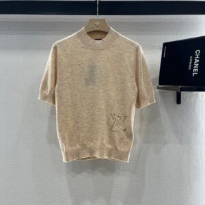 루이비통 스팽글 레터 니트 반소매
