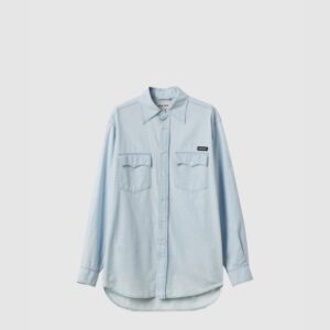 미우미우 샴브레이 셔츠