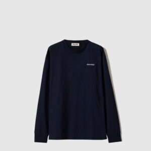 미우미우 긴소매 저지 티셔츠