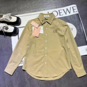 미우미우 여성용 데님 셔츠