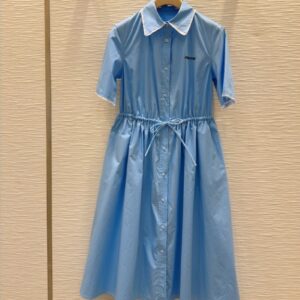 미우미우 로우키 럭셔리 드레스