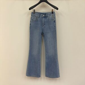 생로랑 하이웨이스트 슬림핏 팬츠