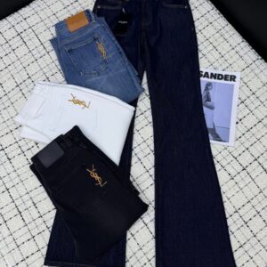 생로랑 플레어 청바지