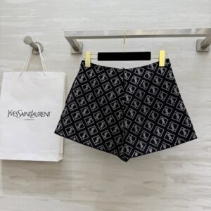 생로랑 레터 핫 다이아몬드 반바지