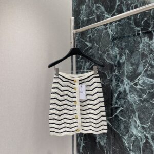 셀린* 스트라이프 니트 스커트