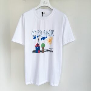 셀린* 라운드넥 콘트라스트 컬러 반팔 티셔츠