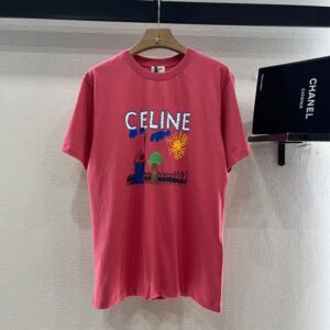 셀린* 라운드넥 반응형 프린팅 Tee