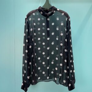 셀린* 물방울 무늬 셔츠