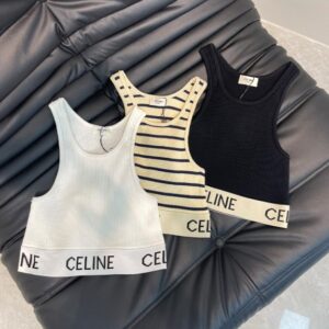 셀린* 클래식 레터 니트 베스트