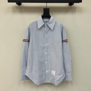 톰브라운 지적인 스타일 긴팔 셔츠,