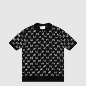 프린트 니트 톱