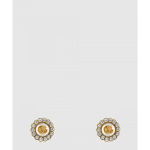 GG 플라워마르몽 스터드 이어링 702583