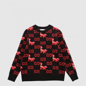 프린트 니트 톱