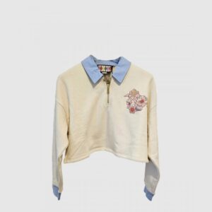 로고 프린트 긴팔