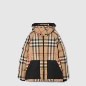 체크 퍼퍼 재킷